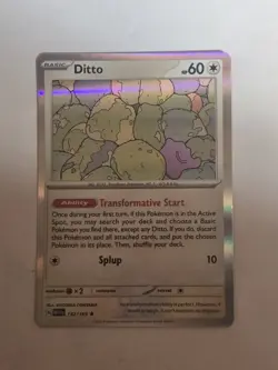 Pokemon Ditto 132/165 Sv: Scarlet & Violet 151 Holo - Image 1