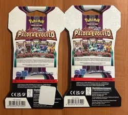 Pokemon TCG Scarlet & Violet Paldea Evolved Sleeved Booster X2 NEW - Image 2