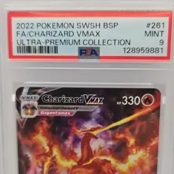 Pokemon Charizard VMAX SWSH261 Sword & Shield Promo Holo Full Art PSA 9 2022 - Image 3