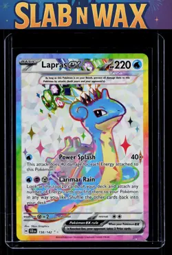 Pokemon tcg SV07: Stellar Crown Lapras ex #158/142 - Image 1