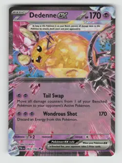 Pokemon - Dedenne ex - 093/193 SV02: Paldea Evolved - Double Rare - NM - Image 1