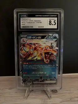 Charizard ex 115/190 Sv4a Shiny Treasure ex Double Rare Holo CGC 8.5 (JP) 2023 - Image 1