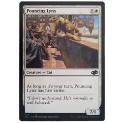 x1 Pouncing Lynx J22 MTG M/NM Common White Creature Cat Jumpstart 2022 TCG CCG - Image 1