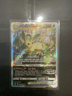 Pokemon TCG Leafeon VSTAR GG35/GG70 Crown Zenith Ultra Rare NM/M Condition - Image 1