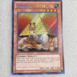 Yu-Gi-Oh! Pyramid Turtle LCYW-EN245 LC3 1st Ed Secret Rare Konami Effect 1200/1… - Image 1