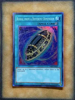 Yugioh Burial From A Different Dimension THSF-EN051 Super Rare NM - Image 1