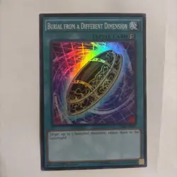 Yugioh: Burial From A Different Dimension - THSF-EN051 - Super Rare - 1st Ed LP - Image 1