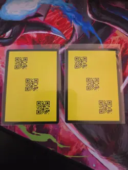2025 Whispers in the Well Disney Lorcana Discard Error QR Code Card Yellow - Image 1