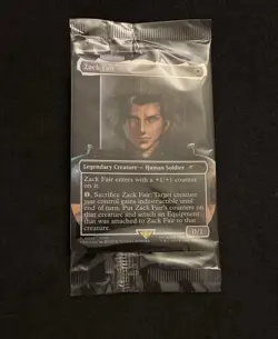 MTG Zack Fair Promo Card Final Fantasy VII REBIRTH Switch 2 Bonus Sealed - Image 1