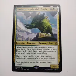 Yasharn, Implacable Earth | MTG | ZNR | 240/280 | Same Day Shipping! - Image 1