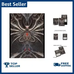 100 MTG Card Sleeves with 100 Inner Sleeves, Textured Back Art Sleeve, Fit Stand - Image 1