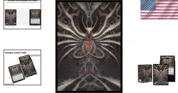 100 MTG Card Sleeves with 100 Inner Sleeves, Textured Back Art Sleeve, Fit Stand - Image 2