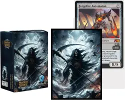 100 MTG Card Sleeves with 100 Inner Sleeves, Textured Back Art Sleeve, Fit Stand - Image 4