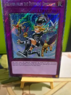 Return From The Different Dimension RA03-EN140 Platnuim Rare Card NM - Image 1