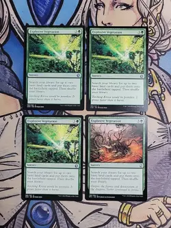 4x Explosive Vegetation - LP Mixed Sets CN2 DTK MTG Magic - Image 1