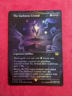 MTG Final Fantasy The Darkness Crystal (Borderless) Foil 0335 - Image 1