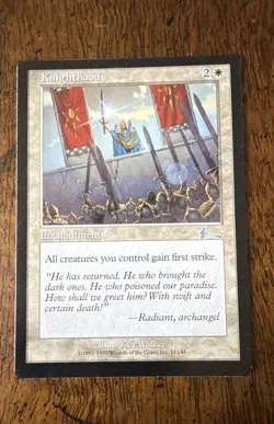 Knighthood Urza's Legacy Regular Magic The Gathering MTG M/HP - Image 1