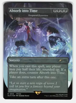 ABSORB INTO TIME - TEMPORAL EXTORTION FOIL - Magic: The Gathering - FOINY NM/M - Image 1