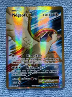 Pidgeot EX 104/108 - XY Evolutions Full Art Ultra Rare - Pokemon TCG - NM - Image 2