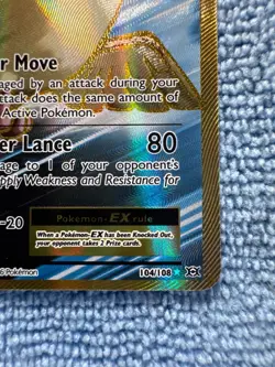 Pidgeot EX 104/108 - XY Evolutions Full Art Ultra Rare - Pokemon TCG - NM - Image 5