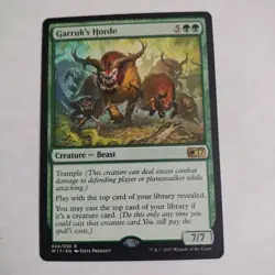 Mtg Garruk's Horde 024 W17 - Image 1