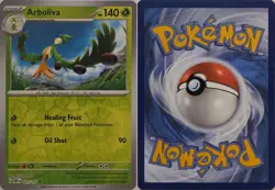 Arboliva 021/197 Uncommon Obsidian Flames Pokemon Reverse Holo Near Mint - Image 3