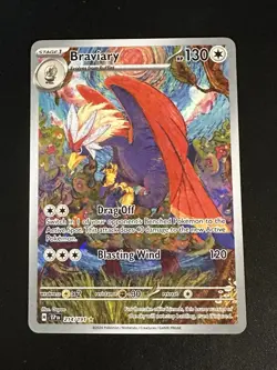 Braviary 214/191 Pokemon Surging Sparks Illustration Rare Full Art Holo NM - Image 1