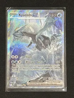 Pokemon Black Bolt Kyurem EX 165 SIR - Image 1