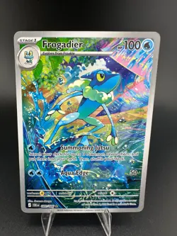 Pokemon TCG: Frogadier 089/086 -Chaos Rising -Illustration Rare -NM - Image 1