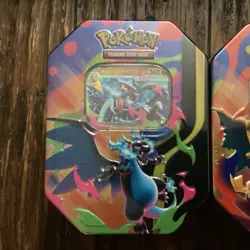 Pokemon Mega Charizard -Set of 2- Tins ✅Sealed ✅In Hand - Image 2