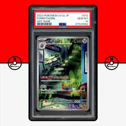 Pokemon PSA 10 Ferrothorn AR 072/062 Raging Surf sv3a Japanese - Image 1