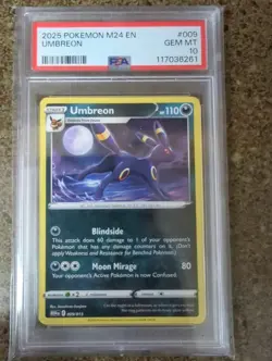 2025 Pokemon M24 EN Umbreon PSA 10 - Image 1