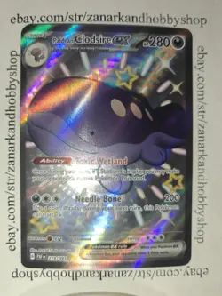 Pokemon Paldean Clodsire ex 219/091 Paldean Fates NM - Image 2