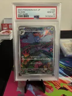 2023 Pokemon SV3 JP Gloom Art Rare Card #109 PSA 10 - Image 1