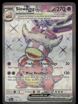 Pokemon Cards Slowking ex 238/193 Paldea Evolved Ultra Rare NM - Image 1