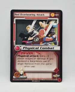 Red Overbearing Attack #INF1 Game Boy Advance Promo Card Dragon Ball Z CCG - Image 1