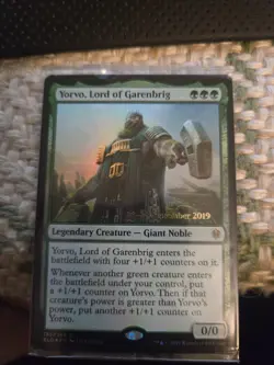 Yorvo, Lord of Garenbrig Prerelease Cards Foil - Image 1