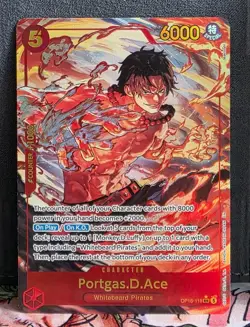 One Piece Card Game - Portgas.D.Ace - OP16-118 - Alt Art - SEC - English - Image 1