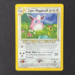 Light Wigglytuff 54/105 Neo Destiny Pokemon Card - Image 2