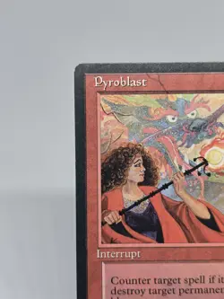 Magic The Gathering TCG Pyroblast MTG Ice Age 1995 Common Red Interrupt Vintage - Image 2