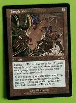 MTG TANGLE WIRE x1, Nemesis. Very Good. PRE MODERN, Commander - Image 1