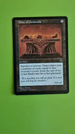 MTG ALTAR OF DEMENTIA x1, Tempest. Very Good. PRE MODERN, Commander - Image 2