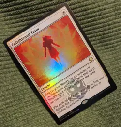 Enlightened Tutor-Judge Promos-Foil-Magic The Gathering-MTG-EX - Image 1