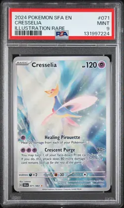 2024 Pokemon Cresselia 071/64 - Shrouded Fable - PSA 9 - Image 1