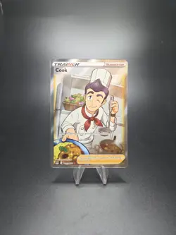 Pokemon Cook TG25/TG30 Lost Origin Trainer Gallery Ultra Rare Full Art Holo EN - Image 1