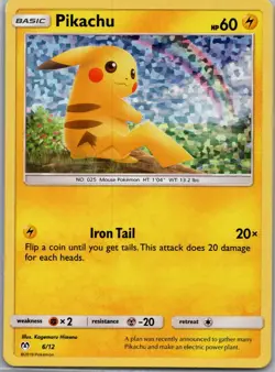 Pikachu 006/012 McDonald's Promos 2019 Pokemon TCG Holo P NM - Image 1