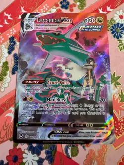 Pokemon Silver Tempest Trainer Gallery Rayquaza VMAX Tg20/Tg30 - NEAR MINT - Image 1