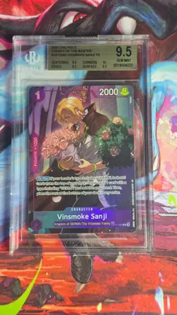 Vinsmoke Sanji (TR) OP10-063 Legacy of the Master Foil BGS 9.5 - Image 1