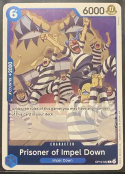 One Piece TCG - Prisoner of Impel Down (OP16-042) R - The Time of Battle (OP16) - Image 1