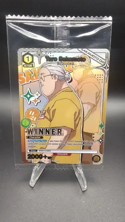 UNION ARENA Sakamoto Days Taro Sakamoto WINNER Card SEALED - Image 1